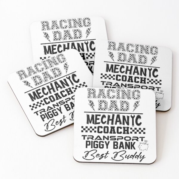 Item preview, Racing Dad Mechanic Coach Transport Piggy Bank Best Buddy designed and sold by CriseldaBruning.