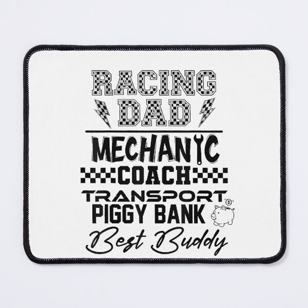 Item preview, Racing Dad Mechanic Coach Transport Piggy Bank Best Buddy designed and sold by CriseldaBruning.