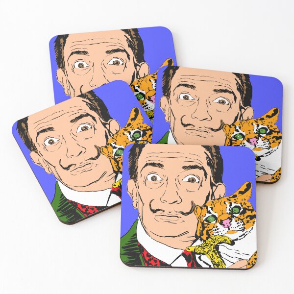 Item preview, Salvador Dali with Ocelot designed and sold by southeddie.