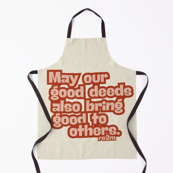 Item preview, May Our Good Deeds: Minimalist Retro Typography Quote designed and sold by re2m.