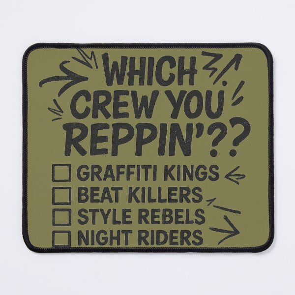 Item preview, which crew you reppin  designed and sold by KingzWorld.