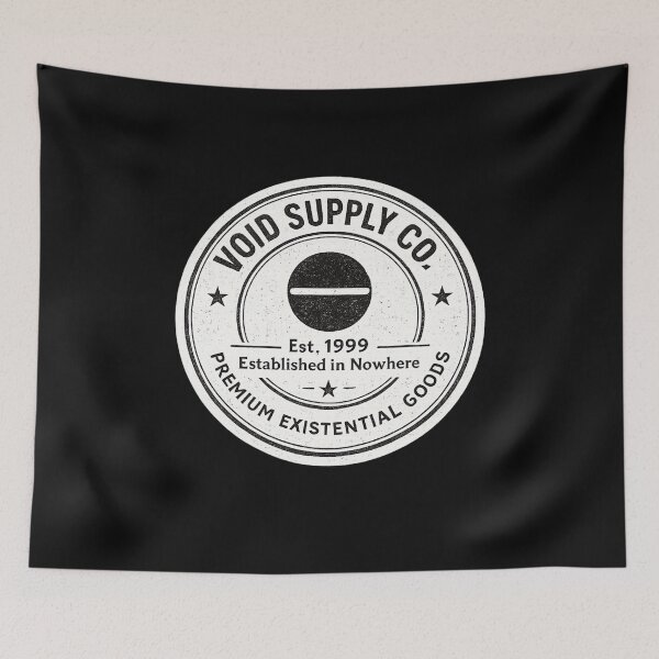 Item preview, Void Supply Co Fake Brand Streetwear Aesthetic Minimalist Funny Logo T-Shirt Hoodie designed and sold by irfanshikh.