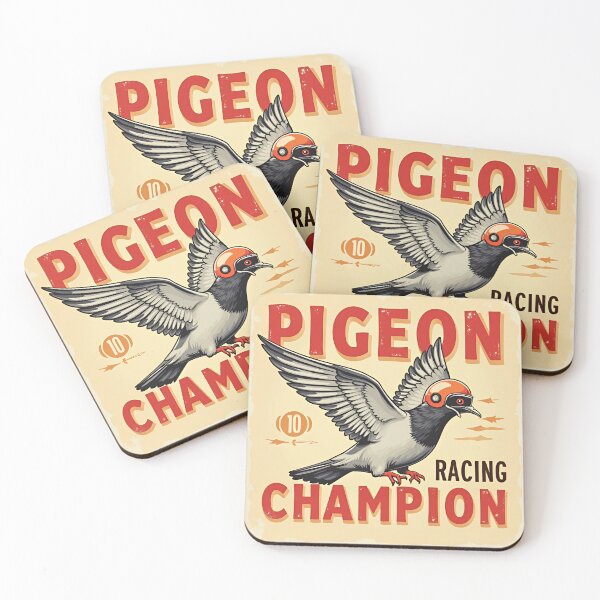 Item preview, Pigeon Racing Champion - Vintage/Retro T-Shirt designed and sold by JonnyBearTeez.