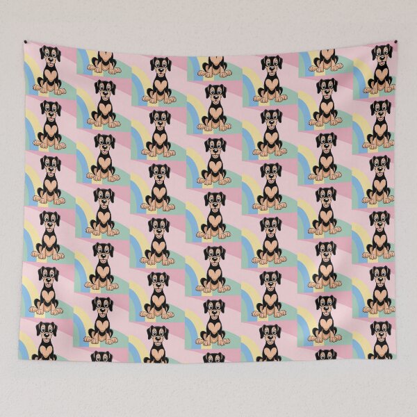 Item preview, Cute Cartoon Girly Dobermann designed and sold by hannah01789.