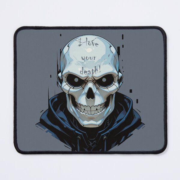 Item preview, Graphic & stylized skull, with "I love your death" written on the skull!! designed and sold by Alan-David.
