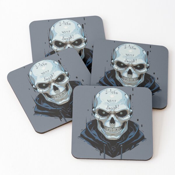 Item preview, Graphic & stylized skull, with "I love your death" written on the skull!! designed and sold by Alan-David.