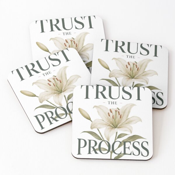 Item preview, Trust The Process Floral Aesthetic Design designed and sold by AveniaOficial.
