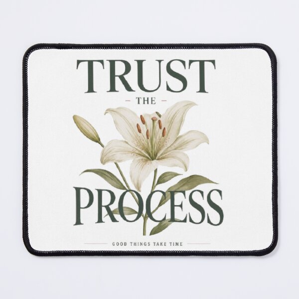 Item preview, Trust The Process Floral Aesthetic Design designed and sold by AveniaOficial.