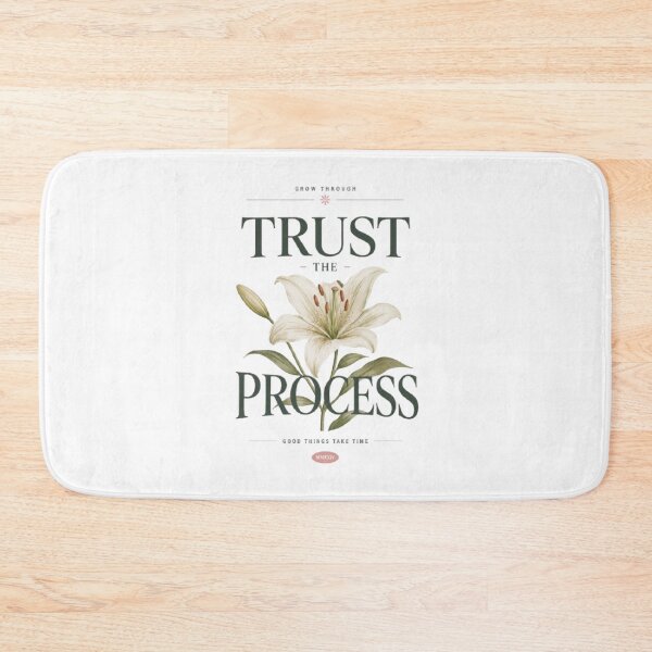 Item preview, Trust The Process Floral Aesthetic Design designed and sold by AveniaOficial.