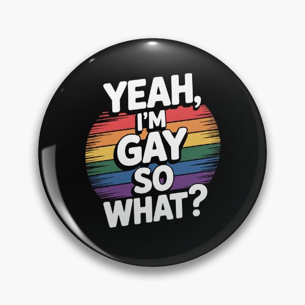 Item preview, Yeah I'm Gay So What Funny Sarcastic LGBT Pride Gift designed and sold by Say It With Ink.