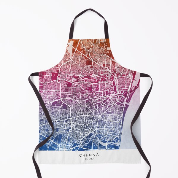 Item preview, Chennai Street Map India designed and sold by ArtPrints.