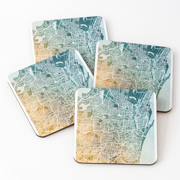 Item preview, Chennai Street Map India designed and sold by ArtPrints.