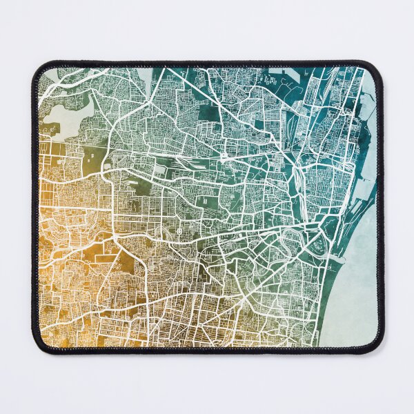 Item preview, Chennai Street Map India designed and sold by ArtPrints.