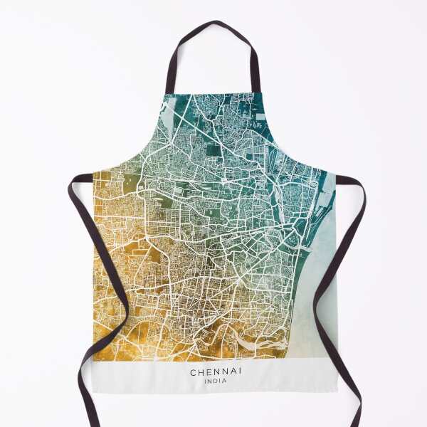 Item preview, Chennai Street Map India designed and sold by ArtPrints.