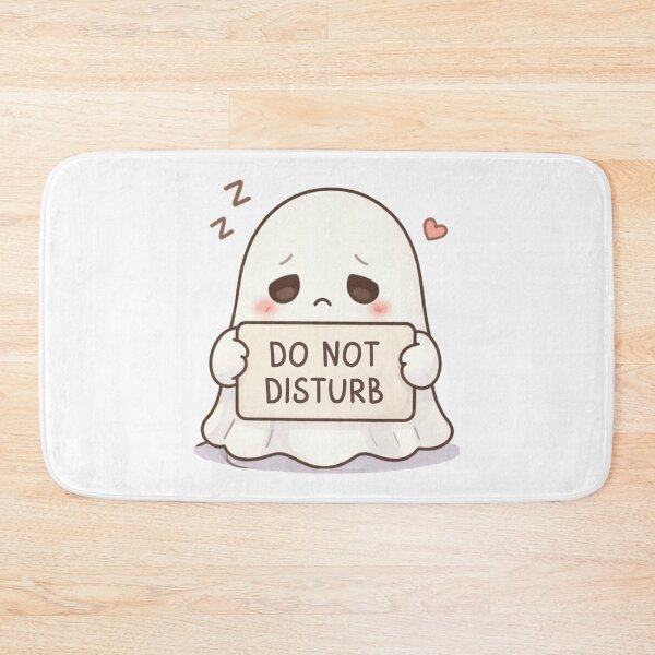 Item preview, Do Not Disturb Ghost | Cute Minimal Kawaii Aesthetic | Introvert Mood Design designed and sold by The Mood Index.