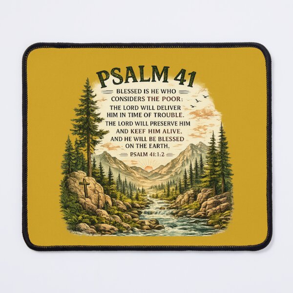Item preview, Psalm 41 Blessed Is He - Christian Nature Scripture Shirt designed and sold by Dexters Inspiring Creations.
