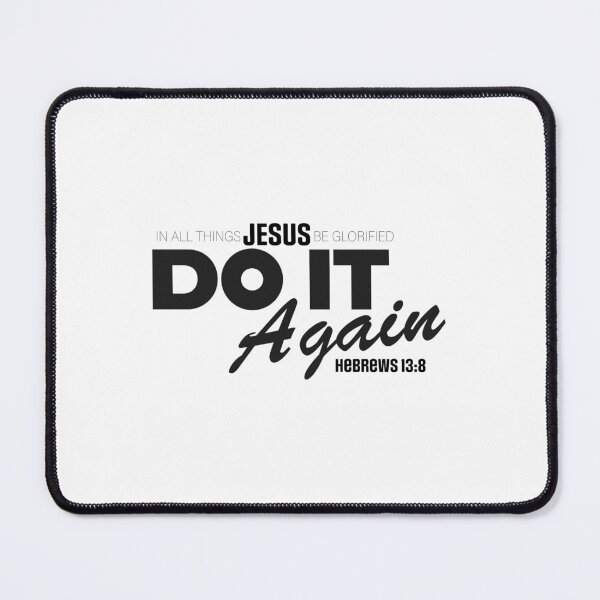 Item preview, Do It Again – Christian Faith Typography T-Shirt Design designed and sold by CrossCrafted.