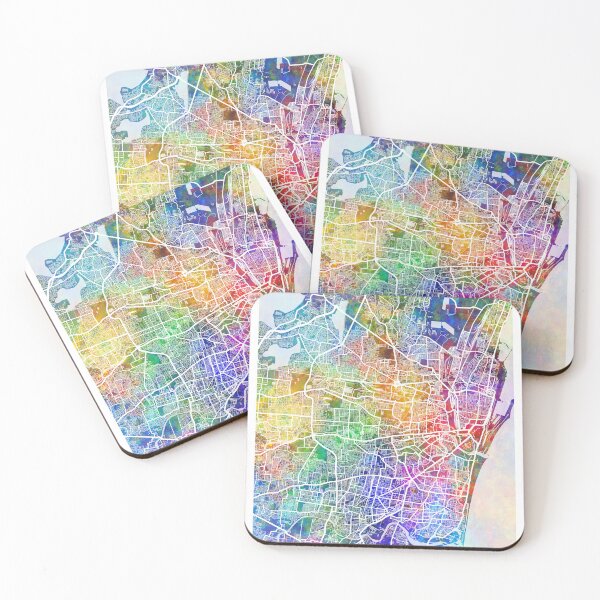 Item preview, Chennai Street Map India designed and sold by ArtPrints.