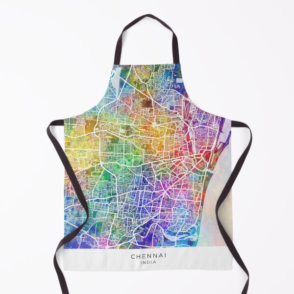 Item preview, Chennai Street Map India designed and sold by ArtPrints.
