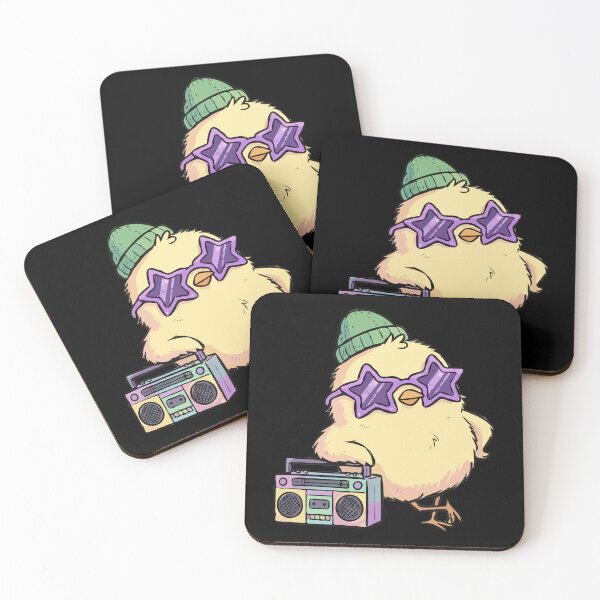 Item preview, Retro Hip Hop Yellow Fowl designed and sold by Emegan Print Art.