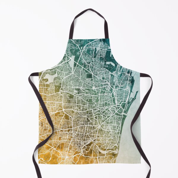 Item preview, Chennai Street Map India designed and sold by ArtPrints.