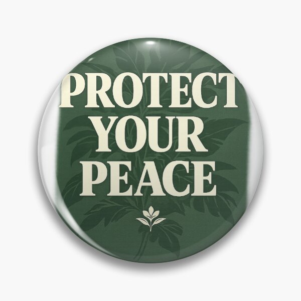 Item preview, Protect Your Peace Mental Health Minimalist Affirmation Bold Typography Wall Art T-Shirt designed and sold by irfanshikh.