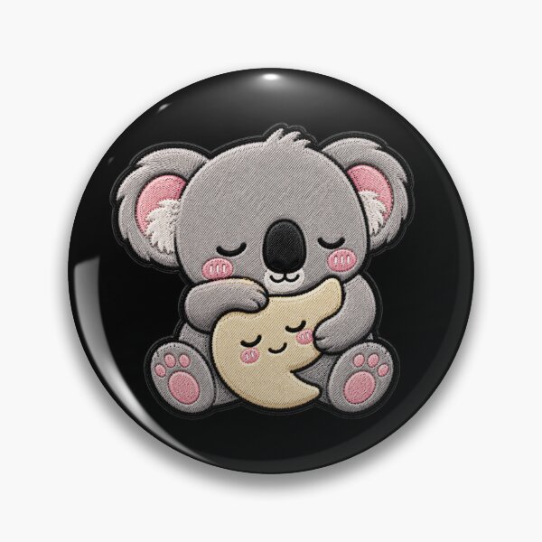 Item preview, Kawaii Baby Koala Embroidery Patch Cute Chibi designed and sold by ColorSplash123.