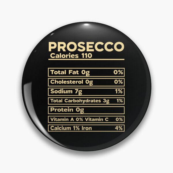 Item preview, Prosecco Nutrition Facts – Funny Italian prosecco color Design for Italia Fans designed and sold by EmeraldeaArt.