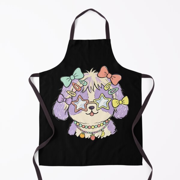 Item preview, Lavender Pastel Puppy Star Glasses designed and sold by Emegan Print Art.