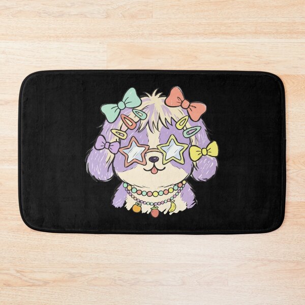 Item preview, Lavender Pastel Puppy Star Glasses designed and sold by Emegan Print Art.