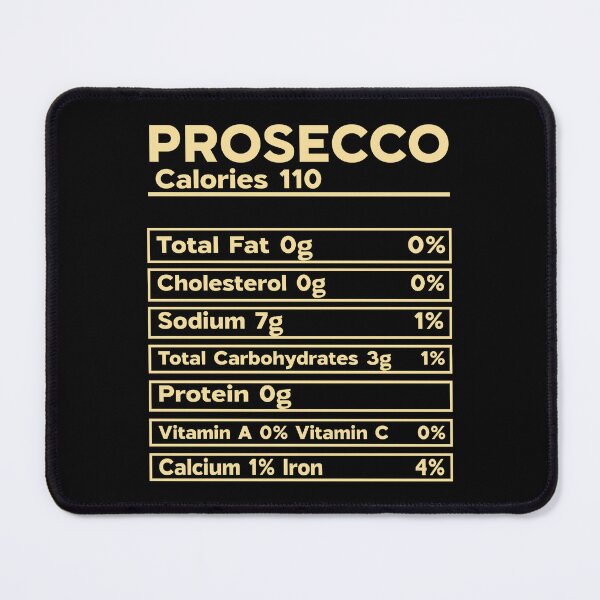 Item preview, Prosecco Nutrition Facts – Funny Italian prosecco color Design for Italia Fans designed and sold by EmeraldeaArt.