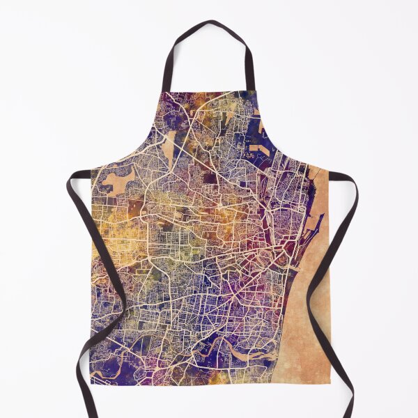 Item preview, Chennai Street Map India designed and sold by ArtPrints.