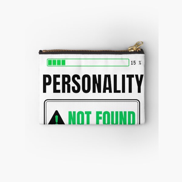 Item preview, Loading Personality Not Found Minimal Retro Tech Funny Design designed and sold by Uvclick.
