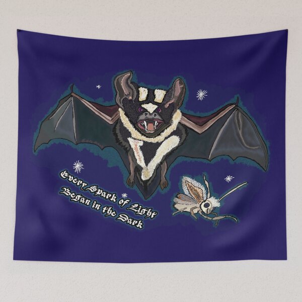 Item preview, Pied Butterfly Bat a joyful darkness for soul designed and sold by reallypathetic.
