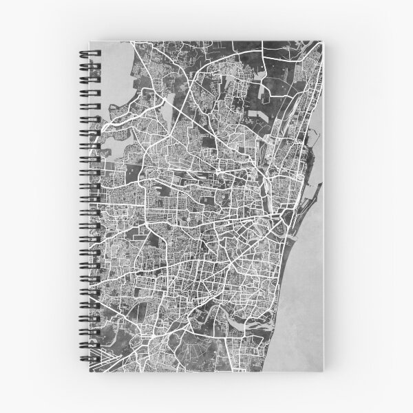 Item preview, Chennai Street Map India designed and sold by ArtPrints.