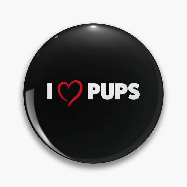 Item preview, I Love Pups Gay Pup Pride Typo Statement Design designed and sold by Neofly.Art.