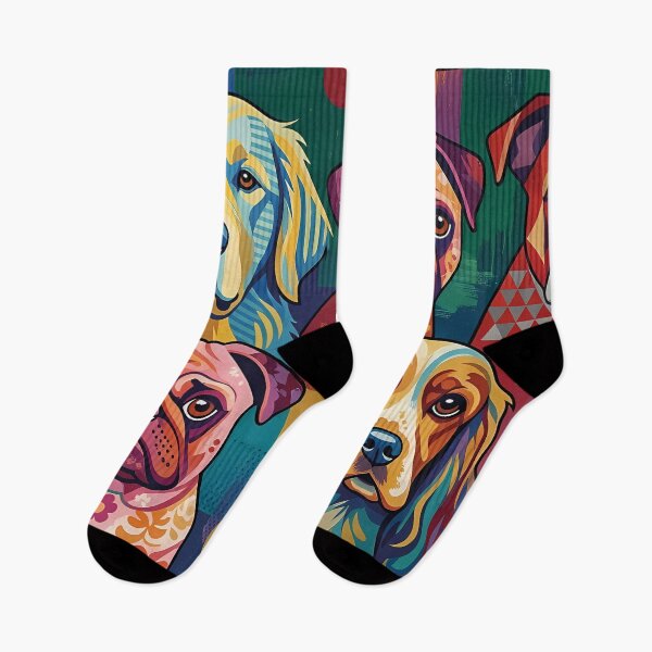 Item preview, The colorful world of paws – Exclusive pop art portrait designed and sold by Pfotenfaden.
