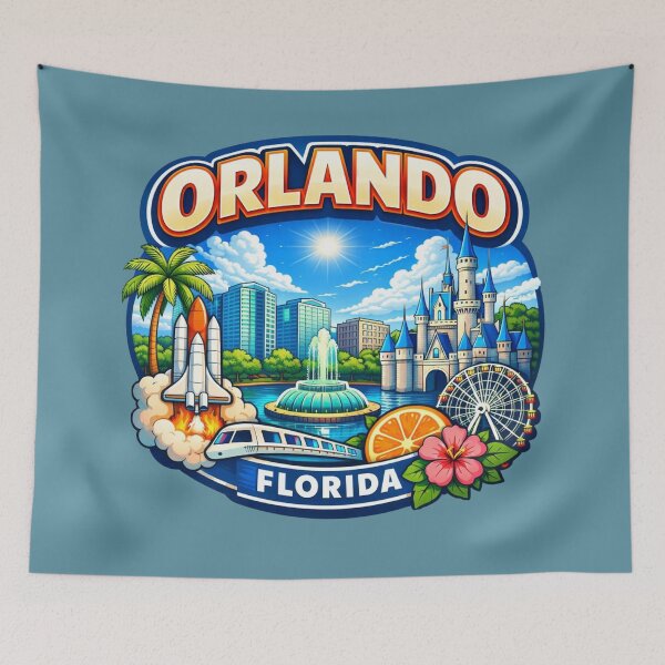 Item preview, Orlando, Florida designed and sold by Myra365Art.