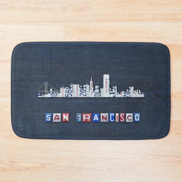 Item preview, San Francisco License Plate Skyline 01 designed and sold by Elisabeth Lucas.