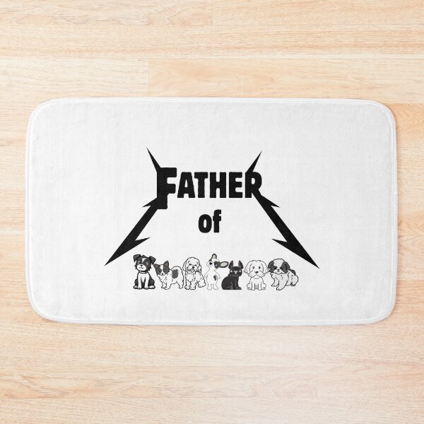 Item preview, Father of Puppies | Dog Lovers Rock Music Logo – Puppy Dad Gift designed and sold by SunandShade.