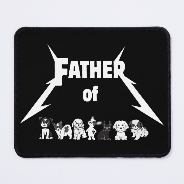 Item preview, Father of Puppies | Dog Lovers Rock Music Logo – Puppy Dad Gift designed and sold by SunandShade.