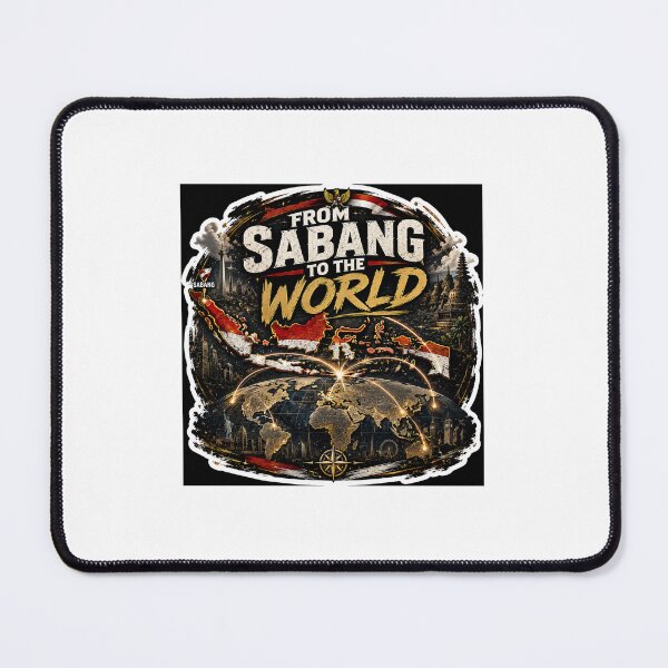 Item preview, From Sabang To The World – Indonesian Diaspora & Global Pride Sticker designed and sold by Wander Pop Studio.