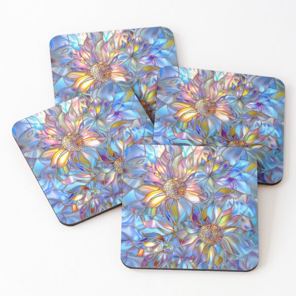 Item preview, Sunflower Stained Glass Art designed and sold by MargaretWiktor.