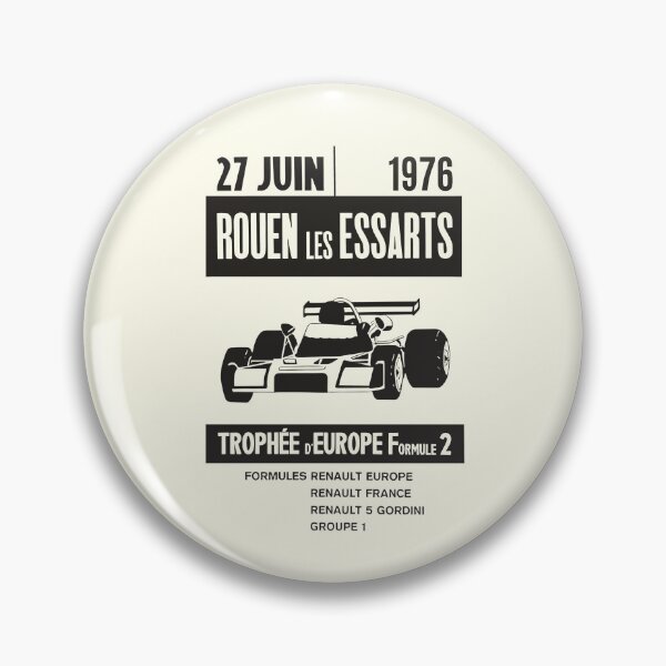 Item preview, Rouen Les Essarts circuit - 1976 Trophée d'Europe Formule 2 - black print designed and sold by retropetrol.