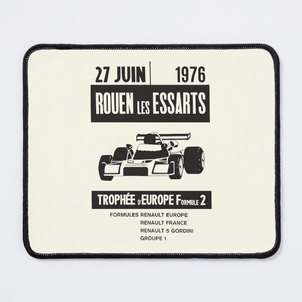 Item preview, Rouen Les Essarts circuit - 1976 Trophée d'Europe Formule 2 - black print designed and sold by retropetrol.