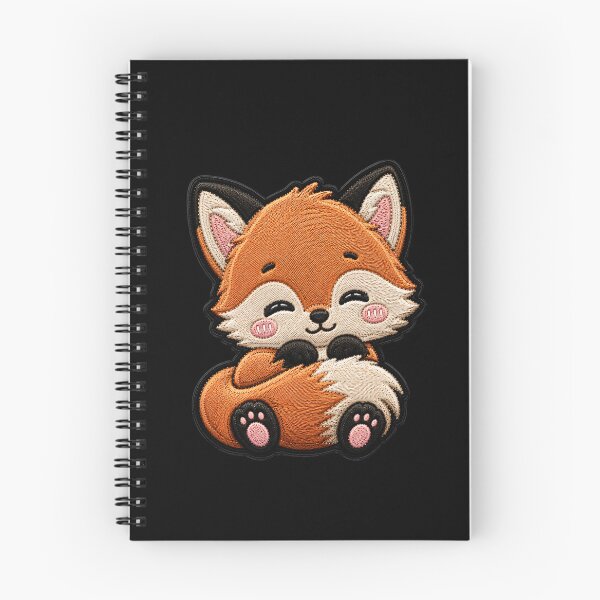 Item preview, Kawaii Baby Fox Embroidery Patch Cute Chibi designed and sold by ColorSplash123.