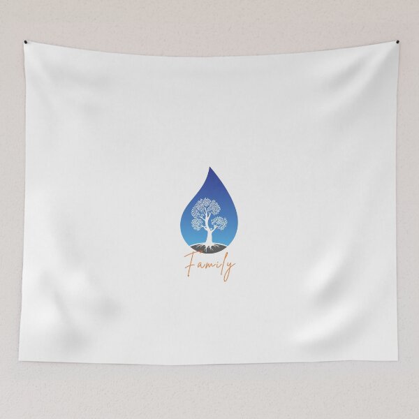 Item preview, Rooted Together – Cozy Family Tree Art designed and sold by gluxdesing.