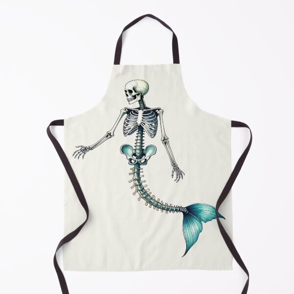 Item preview, Skeleton of the Mermaid Blue Tones designed and sold by LiskoDesign.