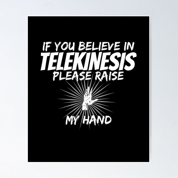 Item preview, Cynical Telekinesis Cynicism Anti Magic Cynic Skeptic Shirt designed and sold by LookTwice.