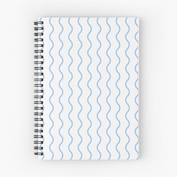 Item preview, White And Baby Blue Waves Pattern designed and sold by pattern-archive.